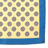 Efe Mustard Motif IMS 33cm Pocket Square - Tie Doctor